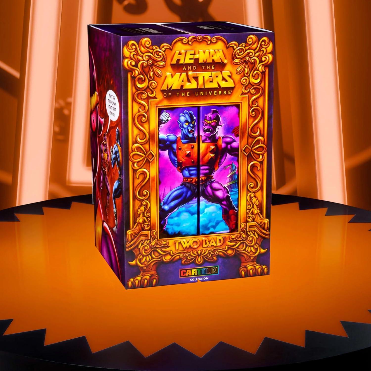 Masters of the Universe Origins Dos Malos SDCC 2024 Exclusivo - Multipack con Espejo y Cómic