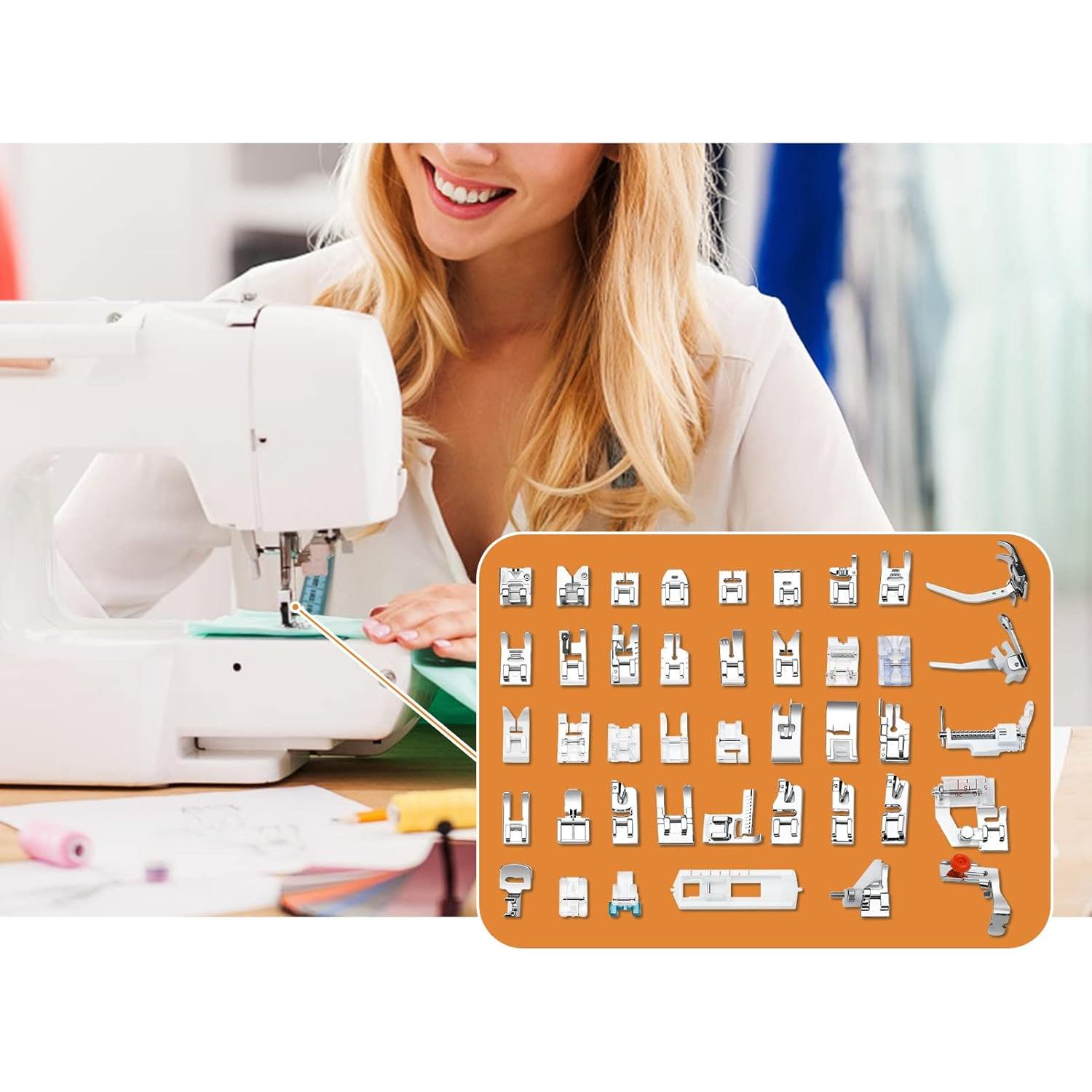 Kit de Prensatelas 42 Piezas para Máquina de Coser XBA