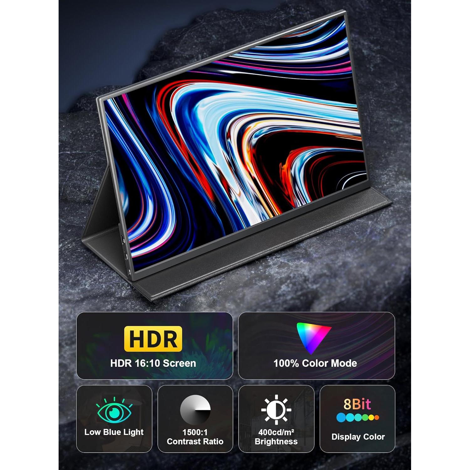 Monitor Portátil 4K MagicRaven 14.5" IPS USB-C HDMI