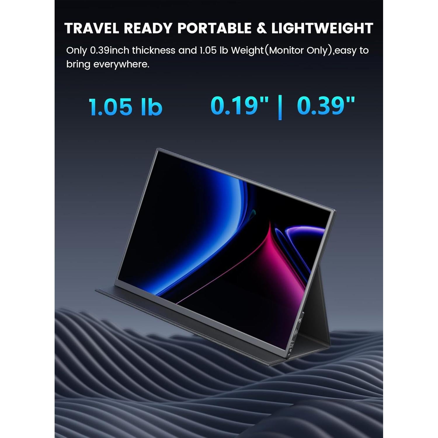 Monitor Portátil 4K MagicRaven 14.5" IPS USB-C HDMI