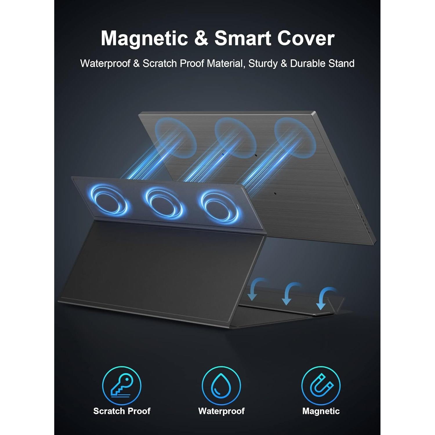 Monitor Portátil 4K MAGICRAVEN 17.3" IPS 400 Nits