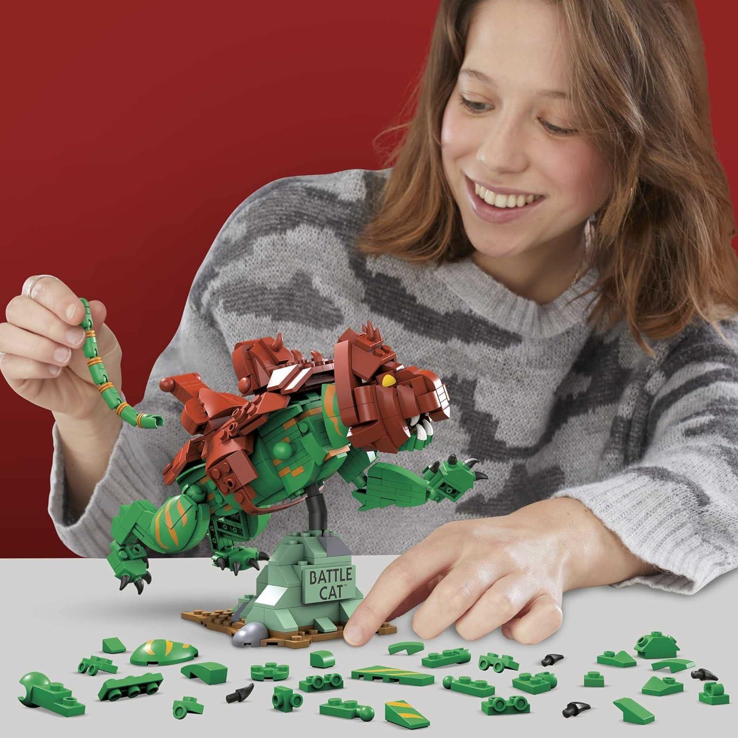 Set de Construcción Mega Construx Battle Cat 25,4 cm 537 Piezas