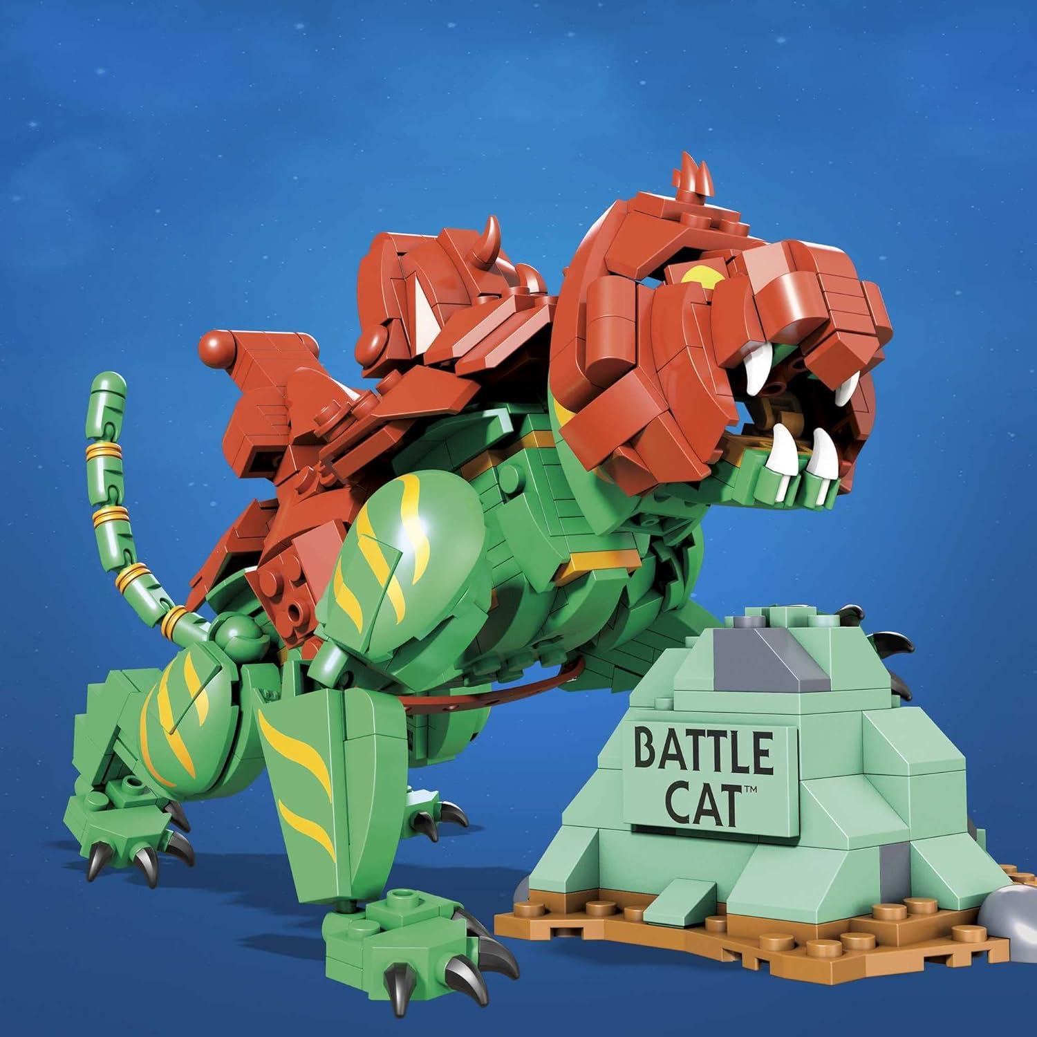 Set de Construcción Mega Construx Battle Cat 25,4 cm 537 Piezas