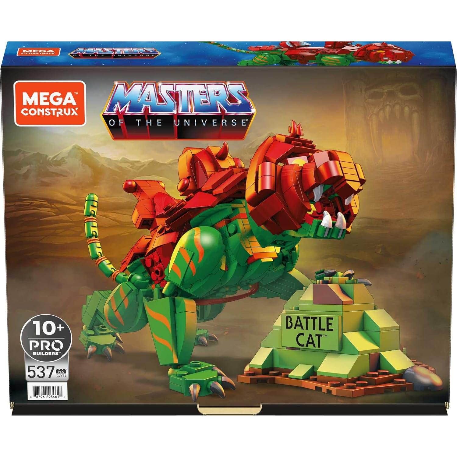 Set de Construcción Mega Construx Battle Cat 25,4 cm 537 Piezas
