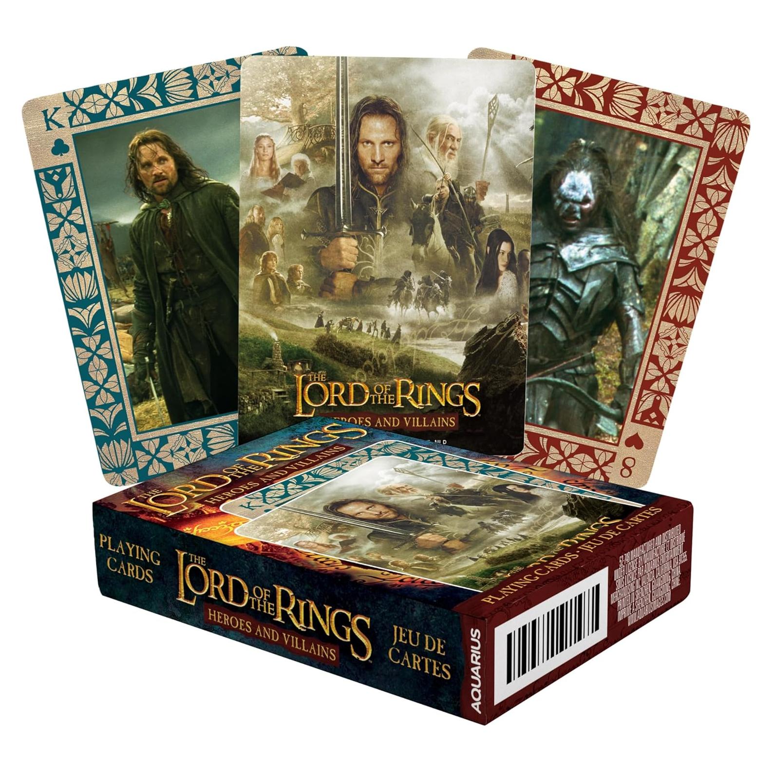 Baraja de Cartas El Señor de los Anillos Aquarius 54 Piezas