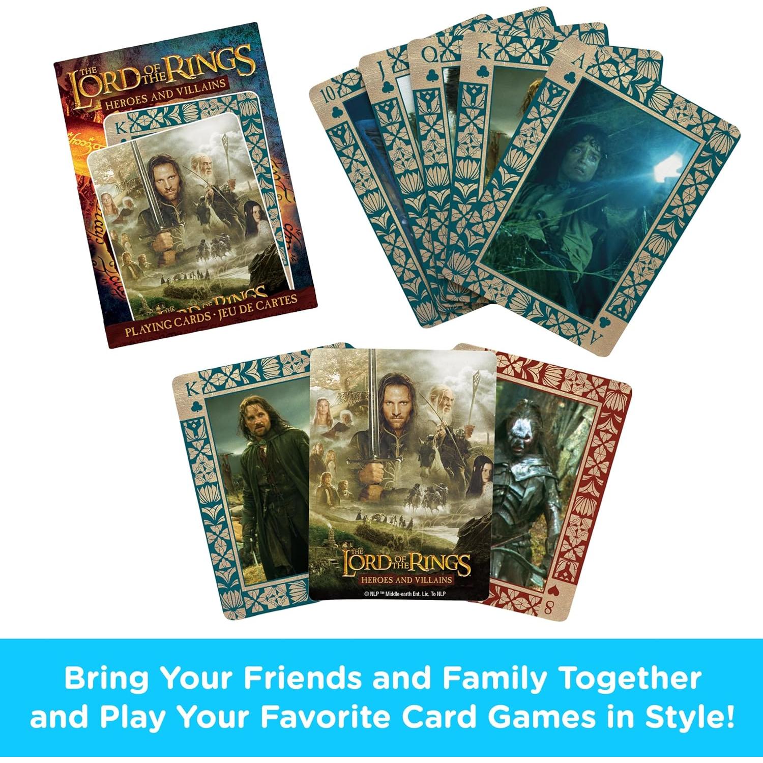 Baraja de Cartas El Señor de los Anillos Aquarius 54 Piezas