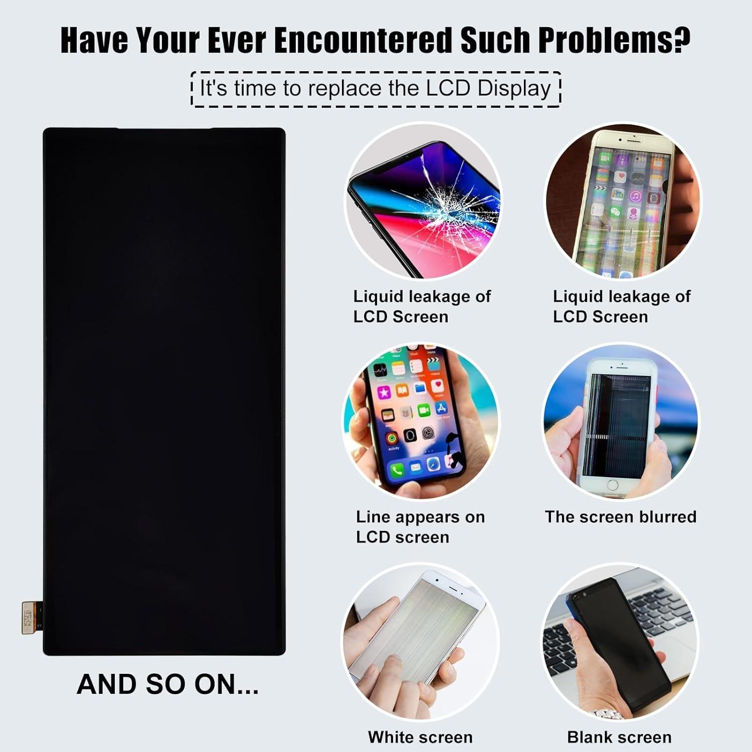 Pantalla LCD AMOLED ZTE Nubia Red Magic 9 Pro - Negro