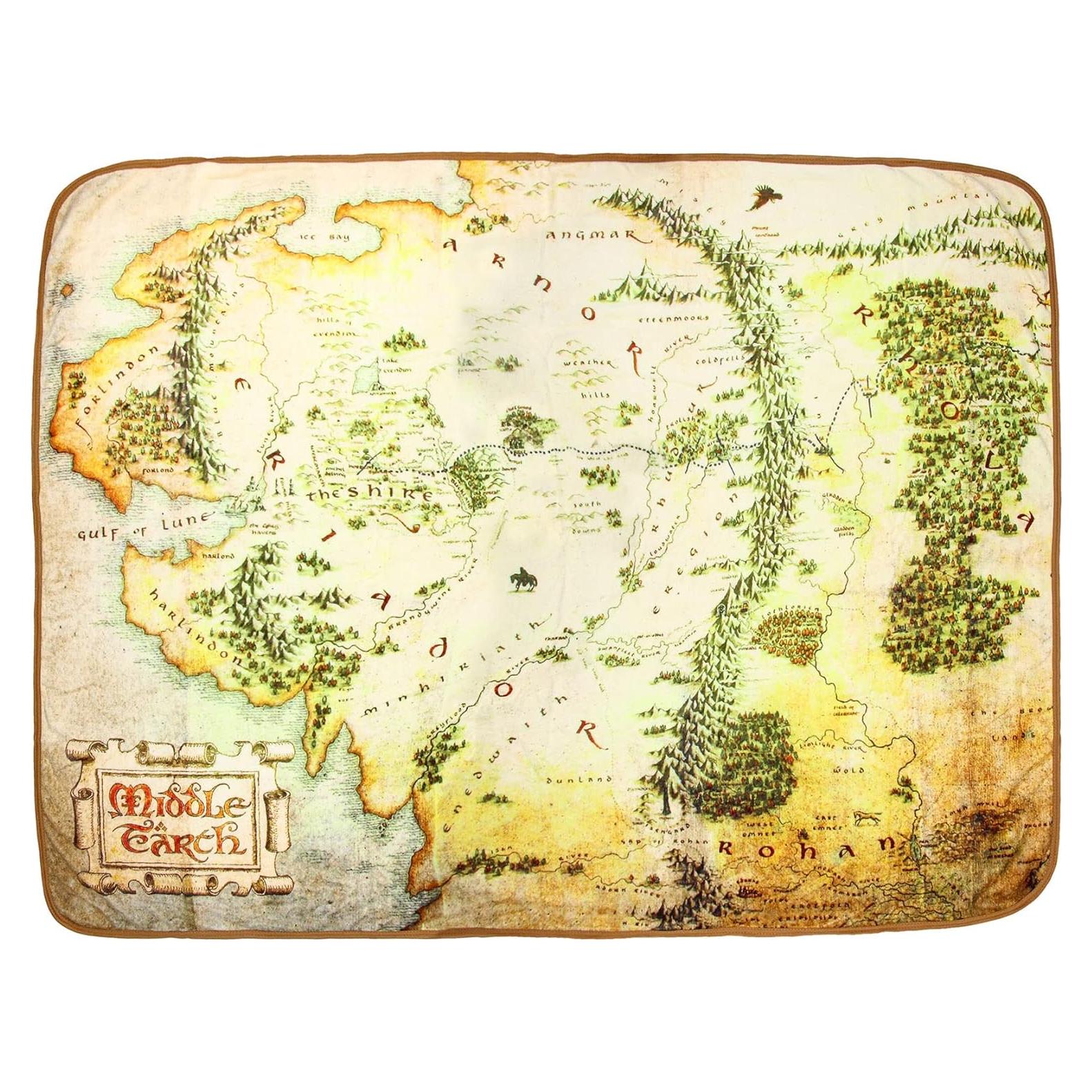 Manta de Peluche NORTHWEST El Señor de los Anillos 116x152 cm