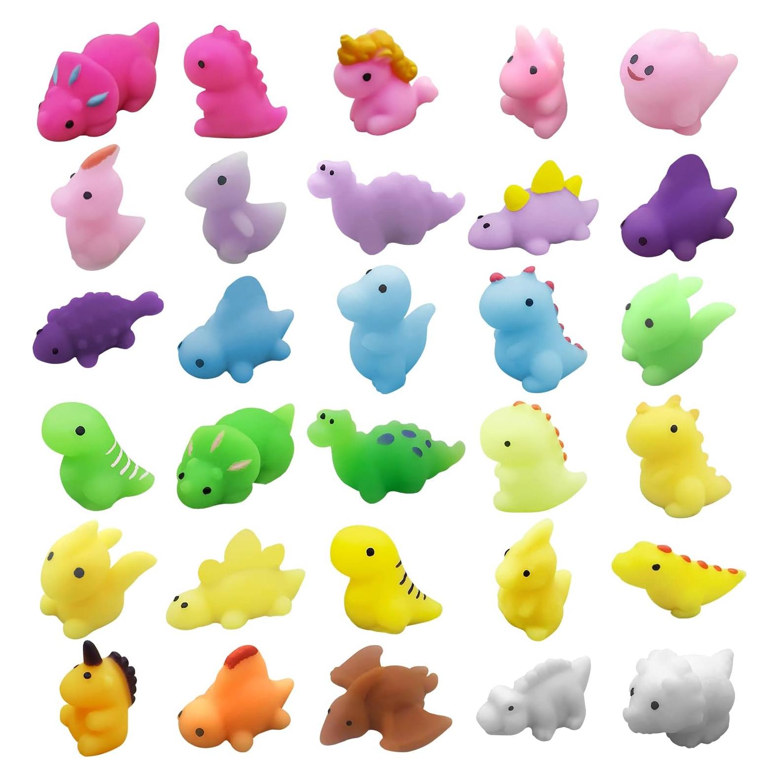 30 Juguetes Mochi Squishy Dinosaurios Aviski 3-6 cm