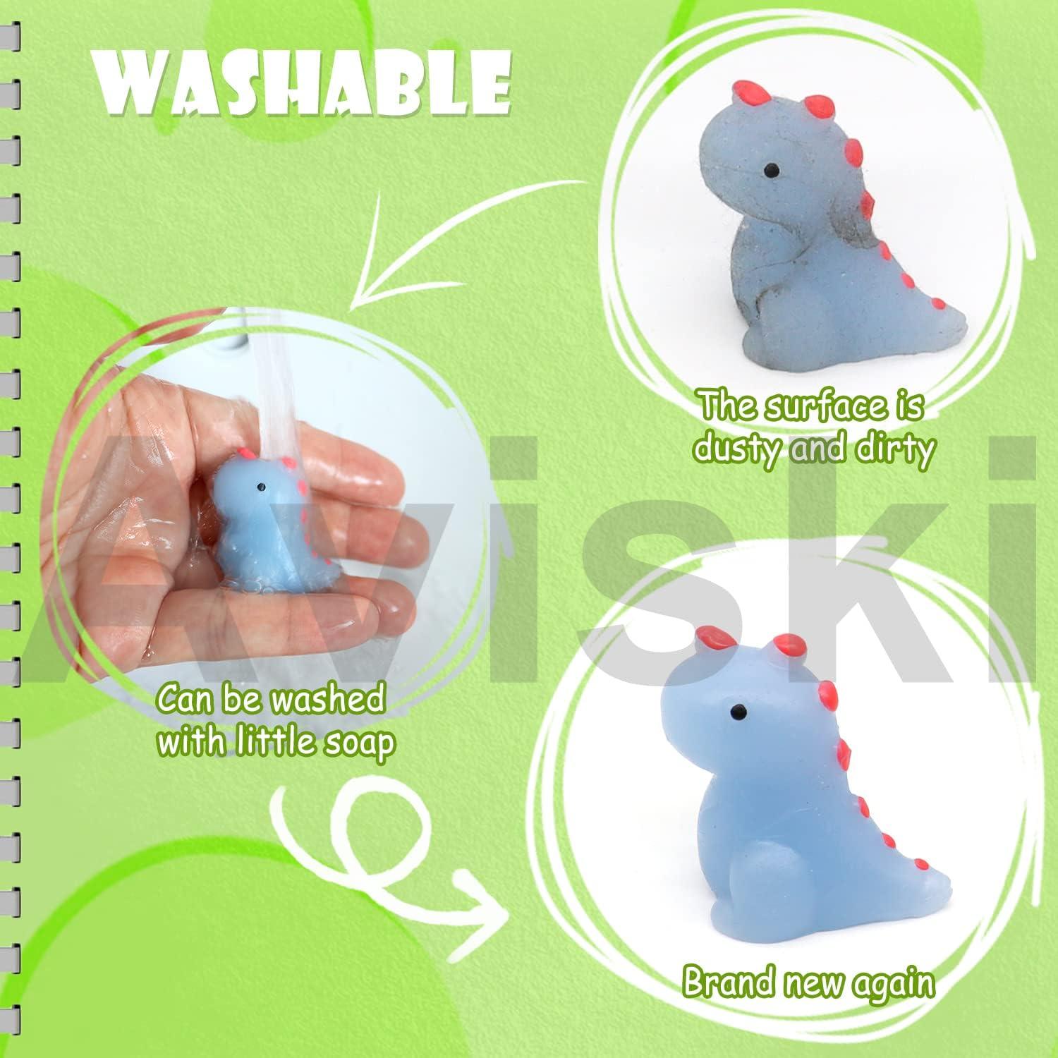 30 Juguetes Mochi Squishy Dinosaurios Aviski 3-6 cm