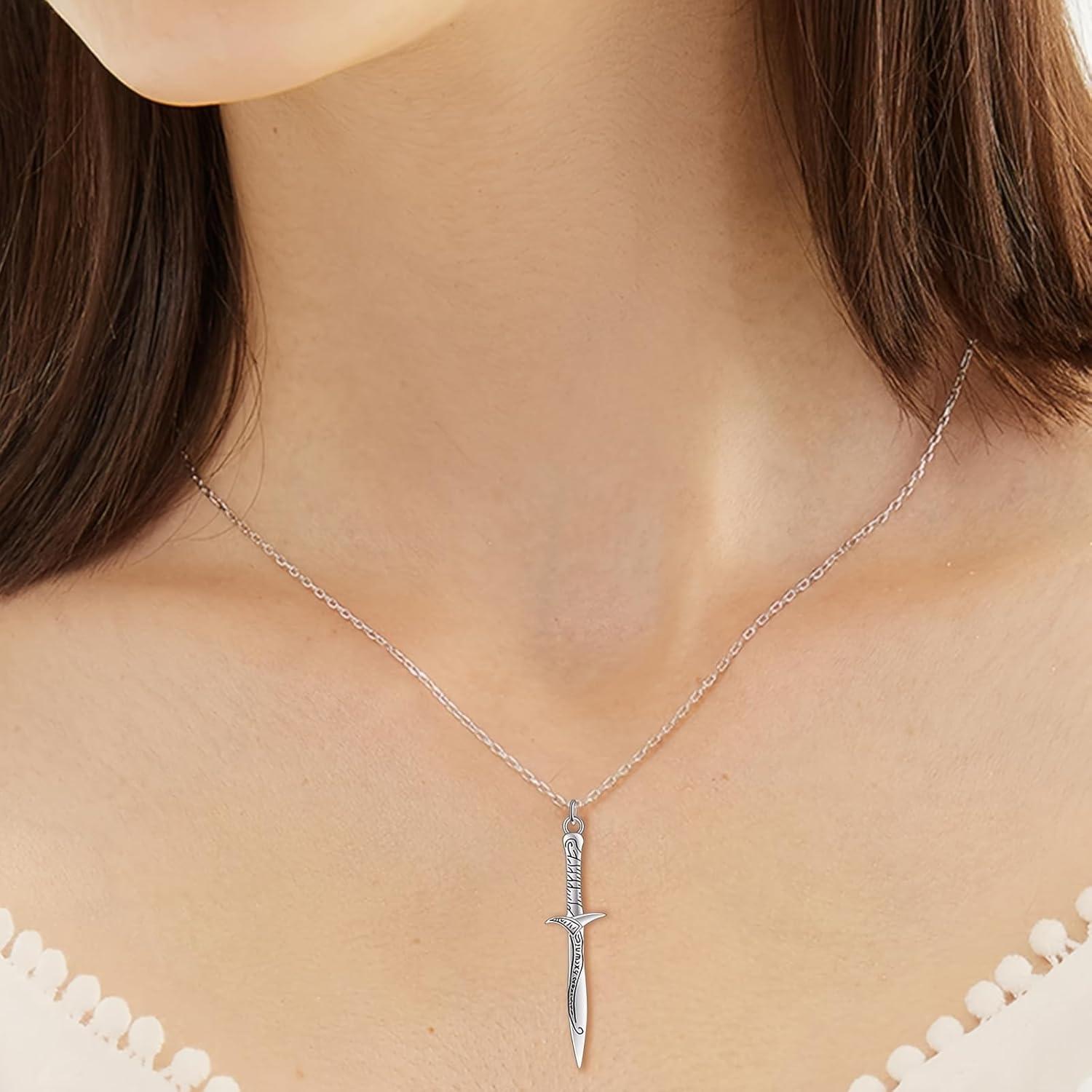 Conjunto de Joyería Gótica 4 Piezas El Señor de los Anillos