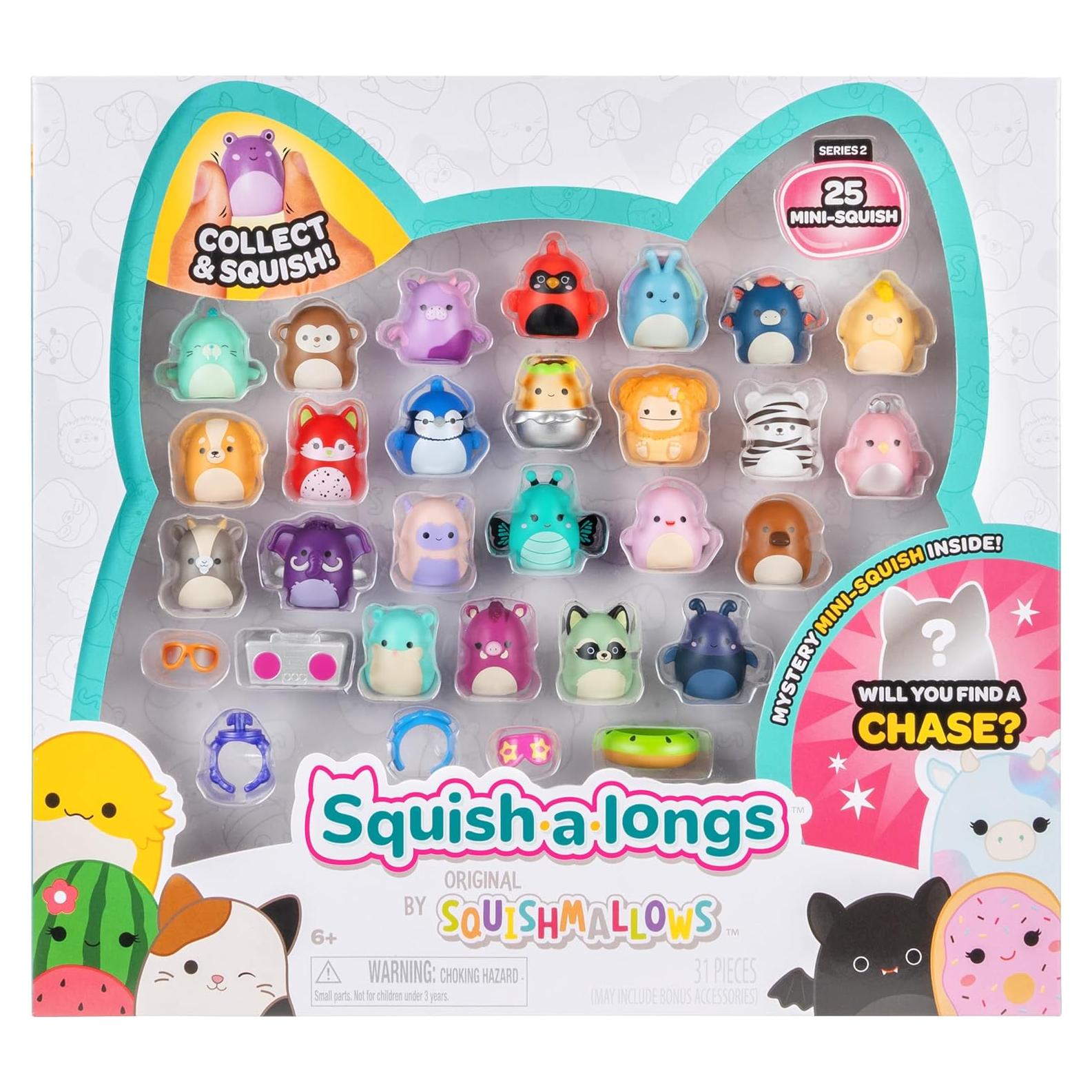 Paquete de 25 Mini-Squish-a-longs Jazwares Serie 2