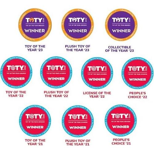 Squishmallows 30 cm Artin Monstruo Lago Ness Rosa Jazwares