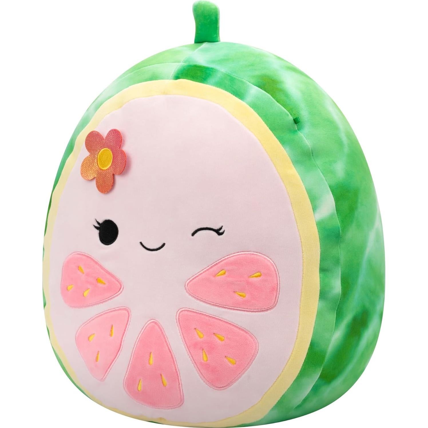 Peluche Squishmallows 40 cm Lena Guayaba Rosa Oficial