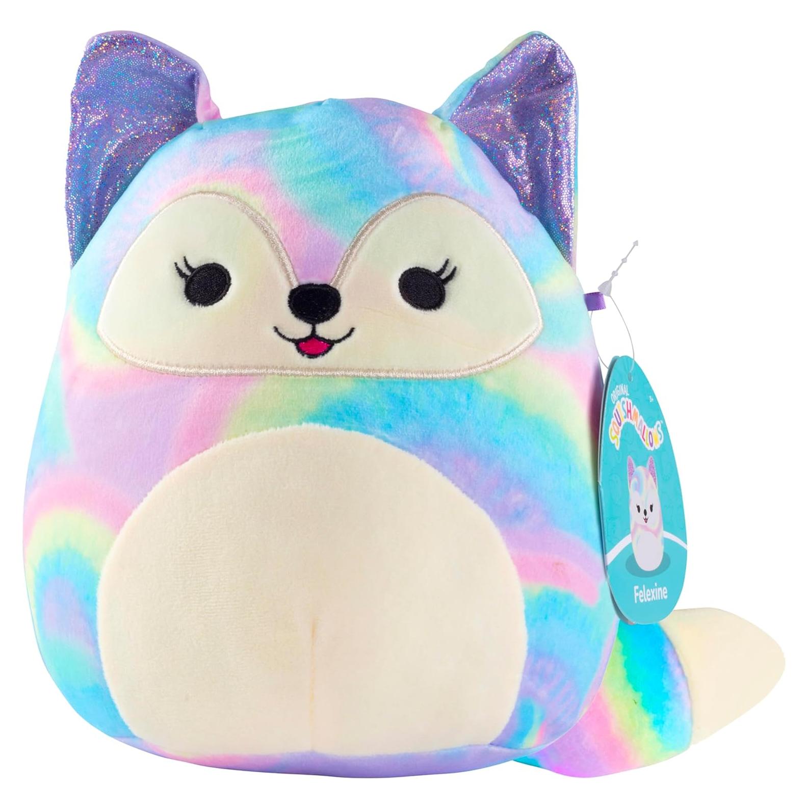 Squishmallows Peluche Zorro Arcoíris Felexine 20 cm Jazwares