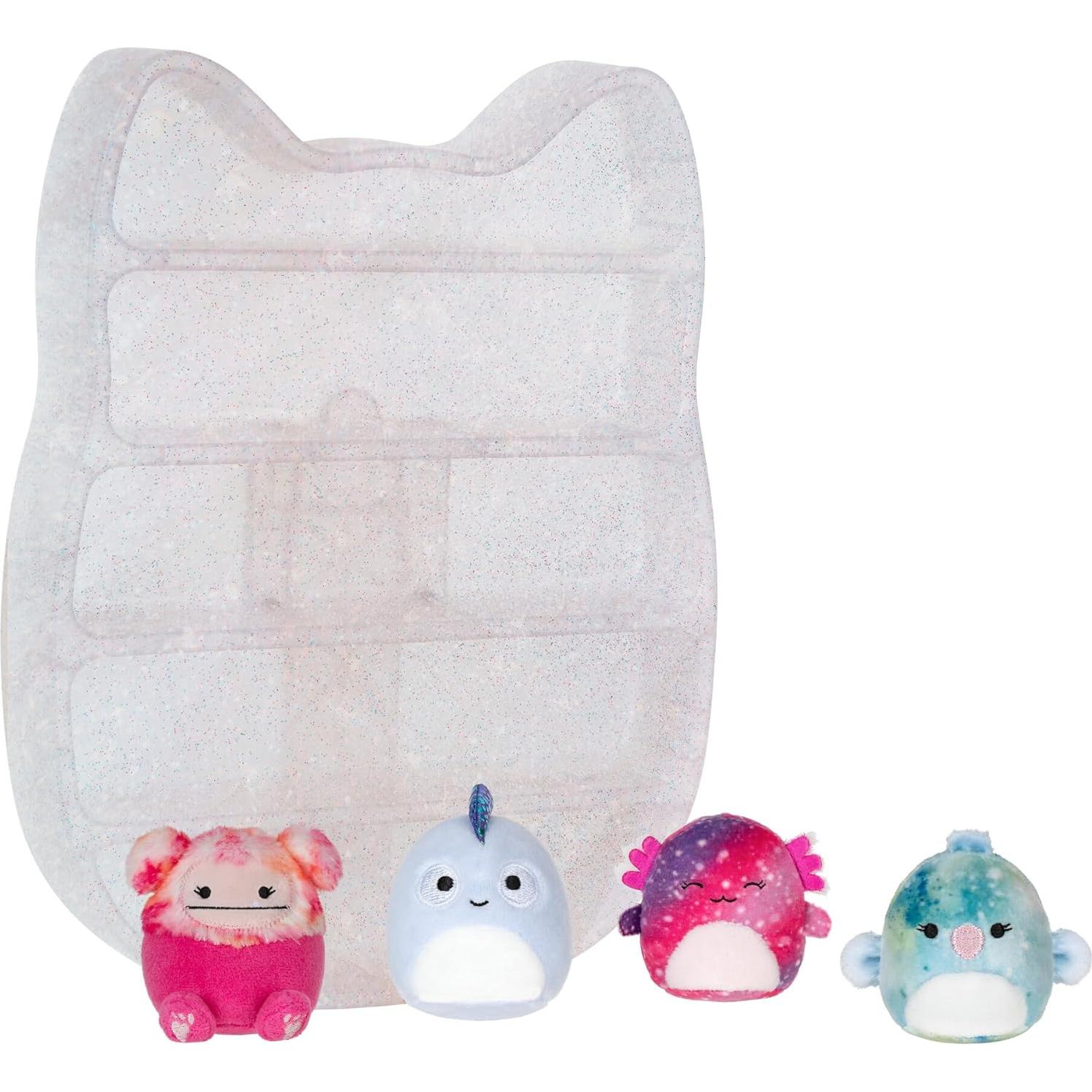 Almacenamiento y Exhibición Squishville Jazwares - 4 Peluches 5cm