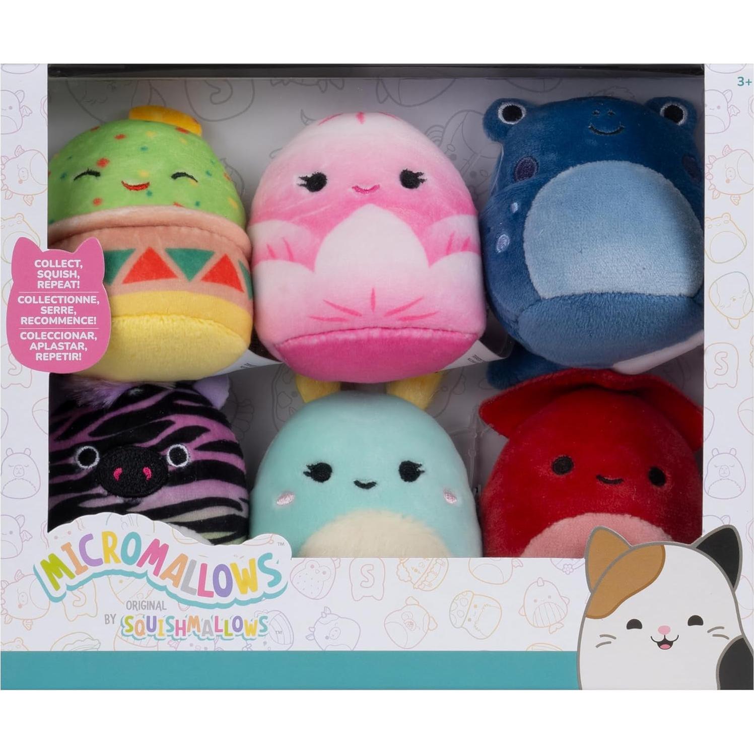 Peluche Micromallows Original Squishmallows 6-Pack