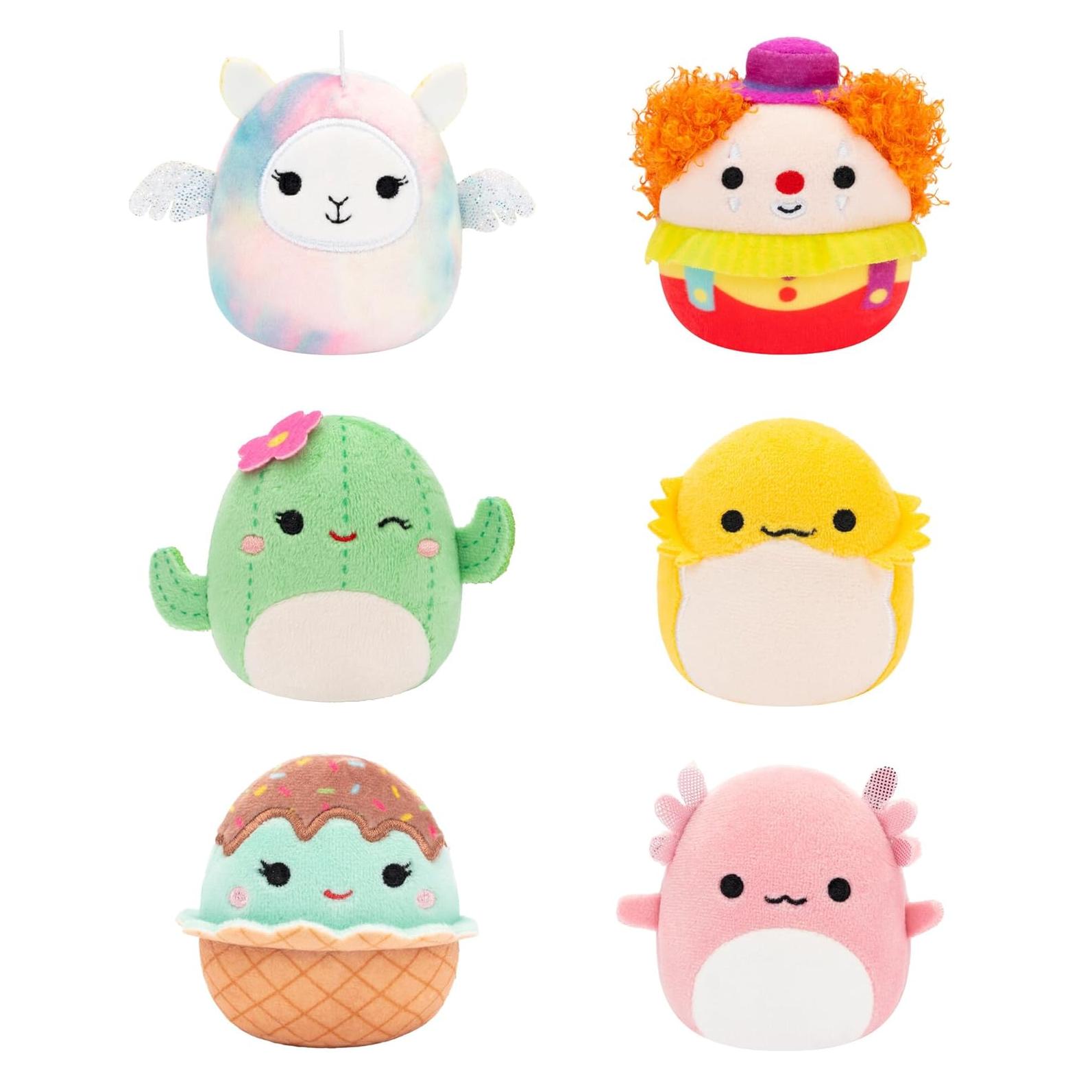 Squishmallows Micromallows 6-Pack Original - Archie, Bimbi, Lucy-May, Maritza, Maya, Rodry