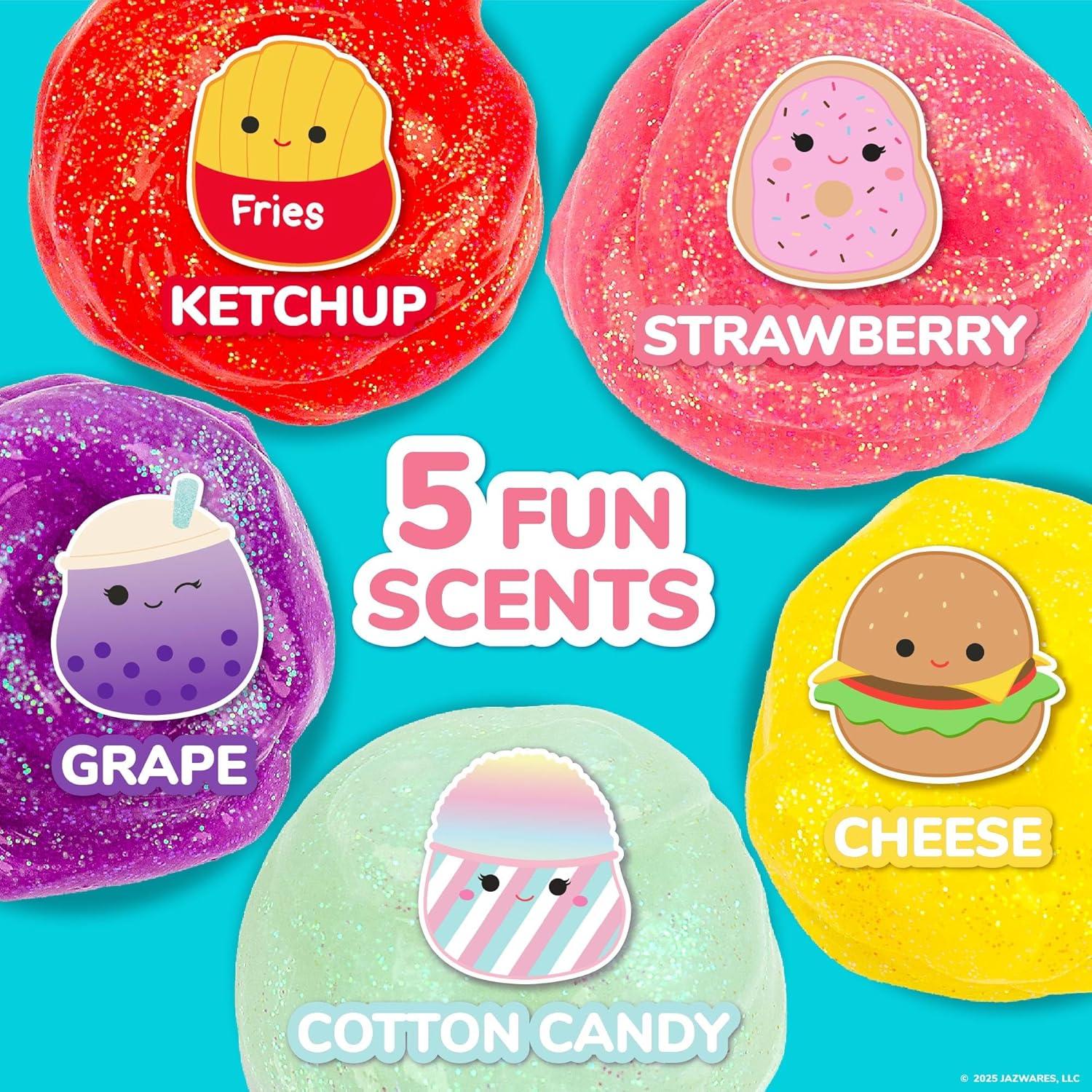 Conjunto de Slimes Aromatizados Squishmallows 25-Pack