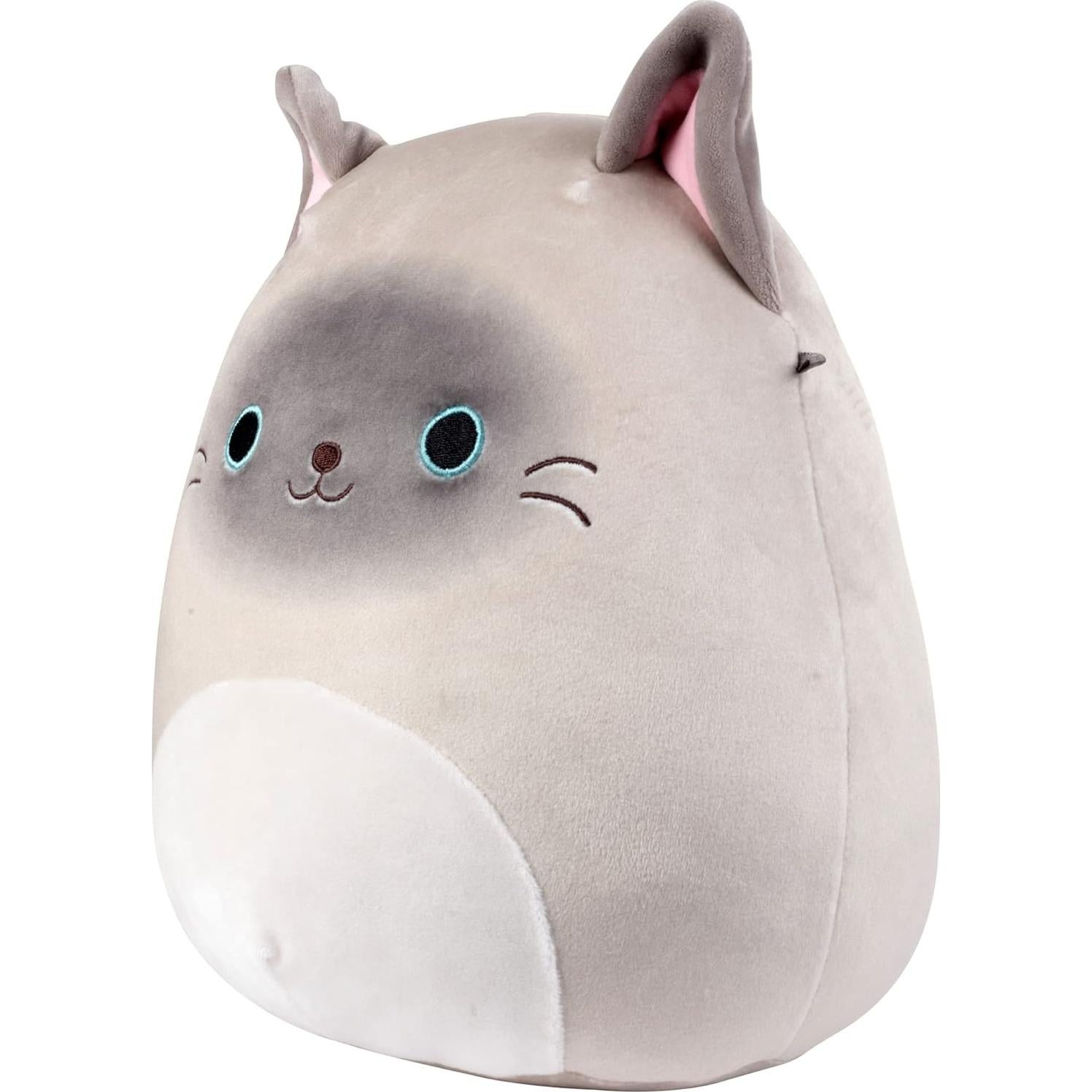 Squishmallows Felton Gato Siamés 25 cm Peluche Suave