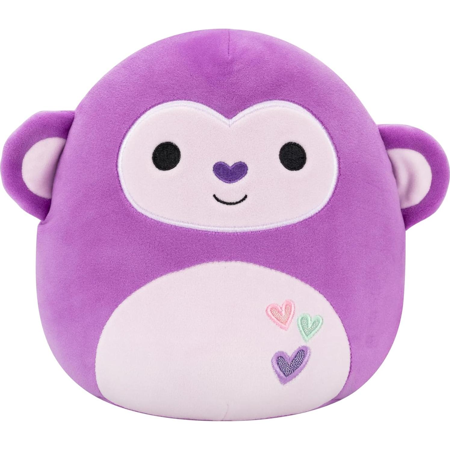 Peluches Squishmallows 20cm Hartman Mono y Junie Plátano