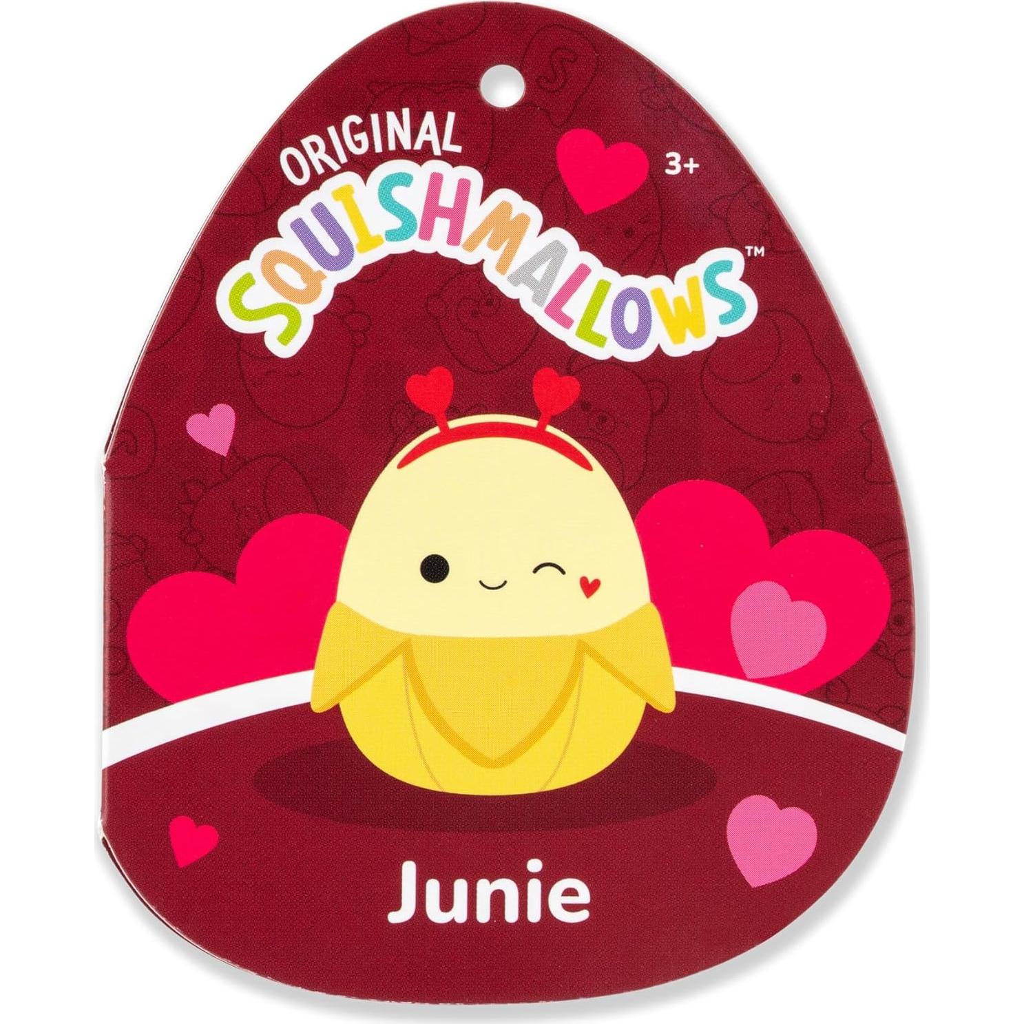 Peluches Squishmallows 20cm Hartman Mono y Junie Plátano