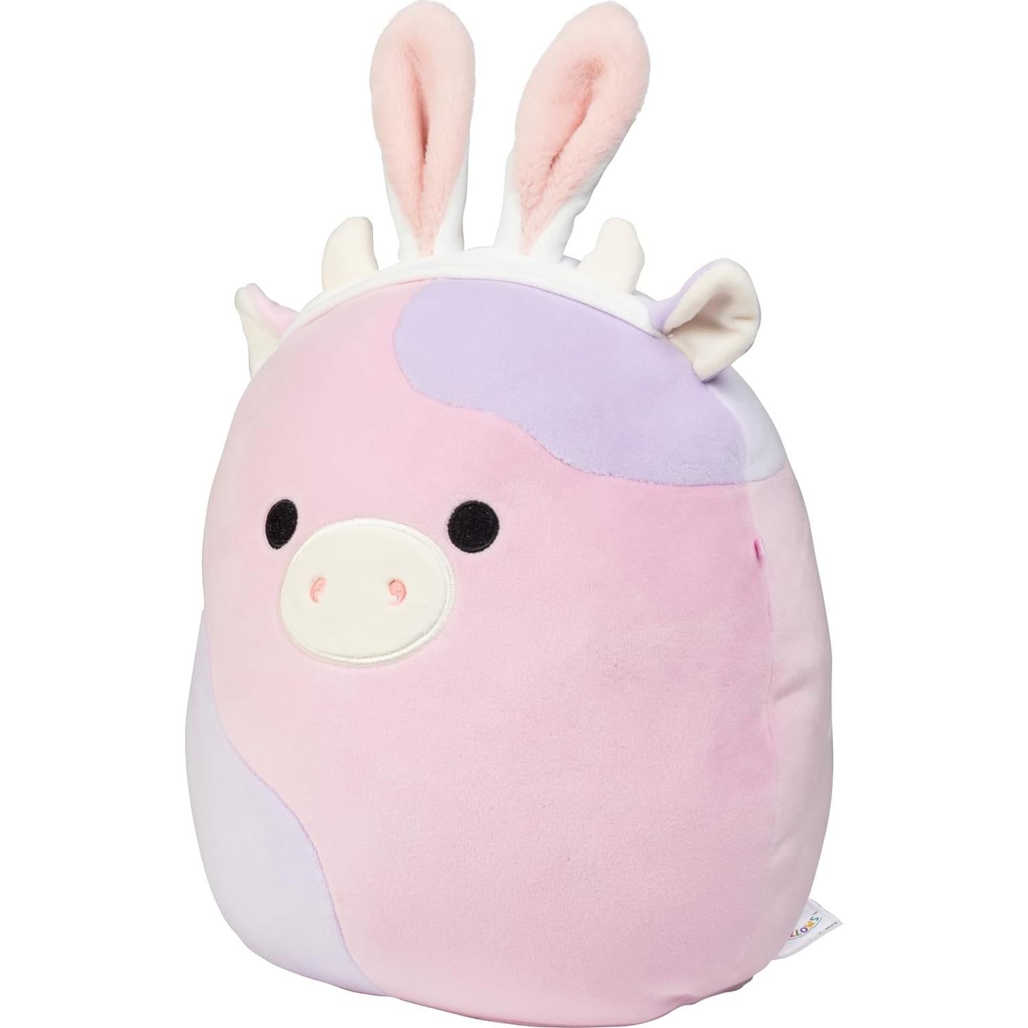 Squishmallows Patty Vaca Morada 25,4 cm Peluche Suave