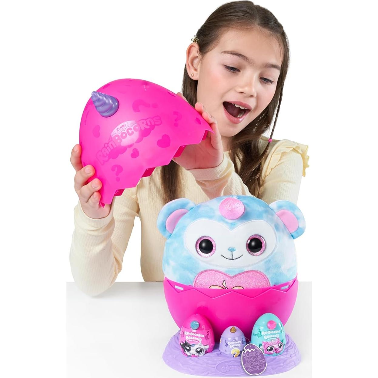 Peluche Panda Eggzania Mini Mania ZURU 408g 17.6x23.5cm