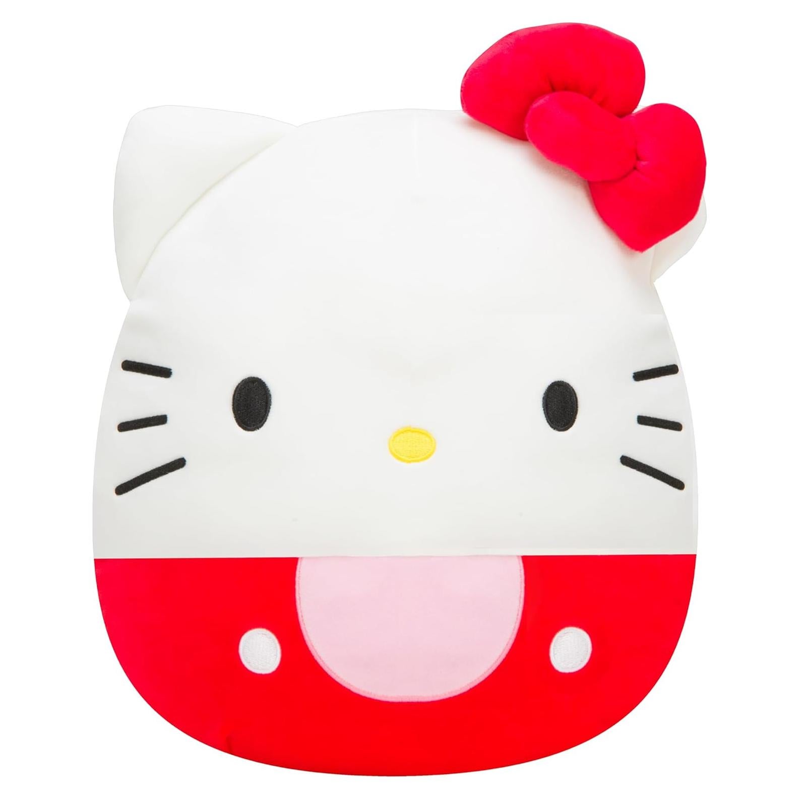 Peluche Squishmallows Hello Kitty 35cm Rojos Oficial Jazwares