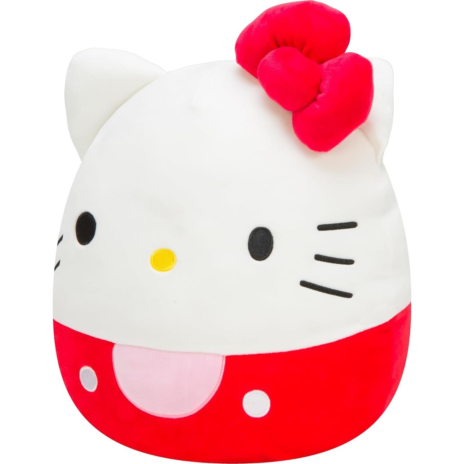 Peluche Squishmallows Hello Kitty 35cm Rojos Oficial Jazwares