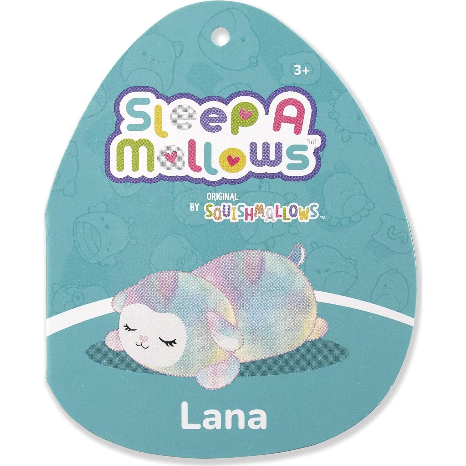 Peluches Squishmallows 30cm Lana Cordero Arcoíris Jazwares