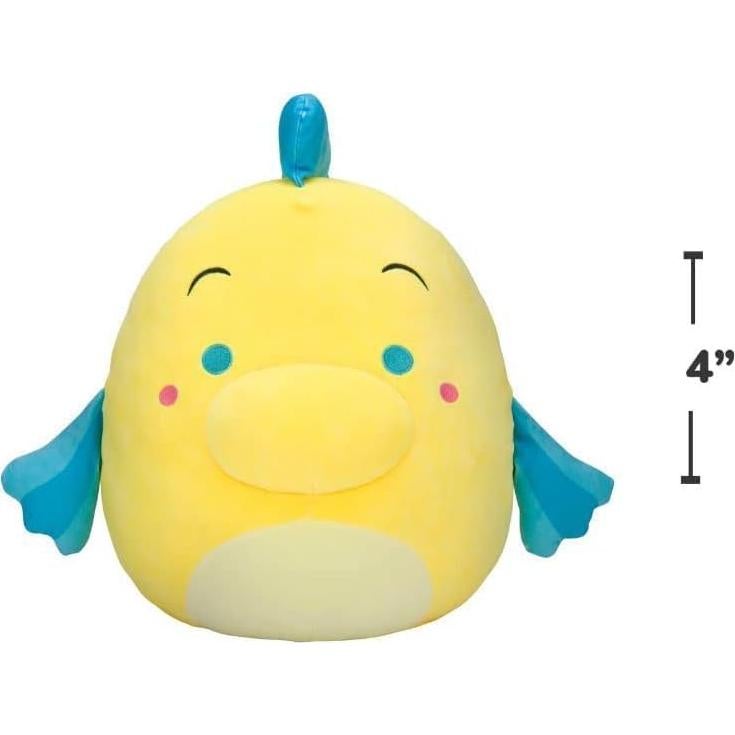 Peluches Disney Squishmallows Ariel y Flounder 2-Pack