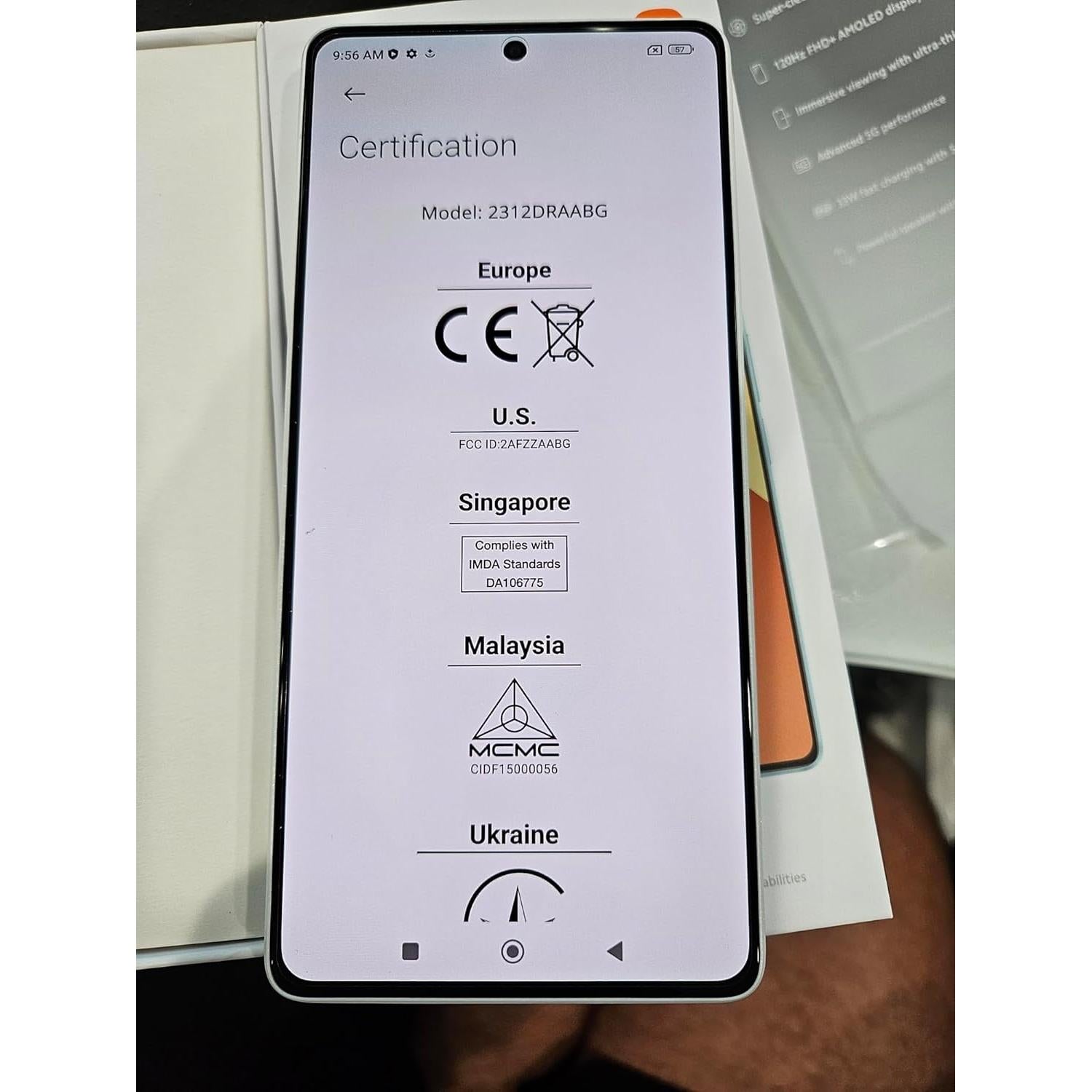 Xiaomi Redmi Note 13 5G 128GB 6GB Pantalla 6.67" AMOLED