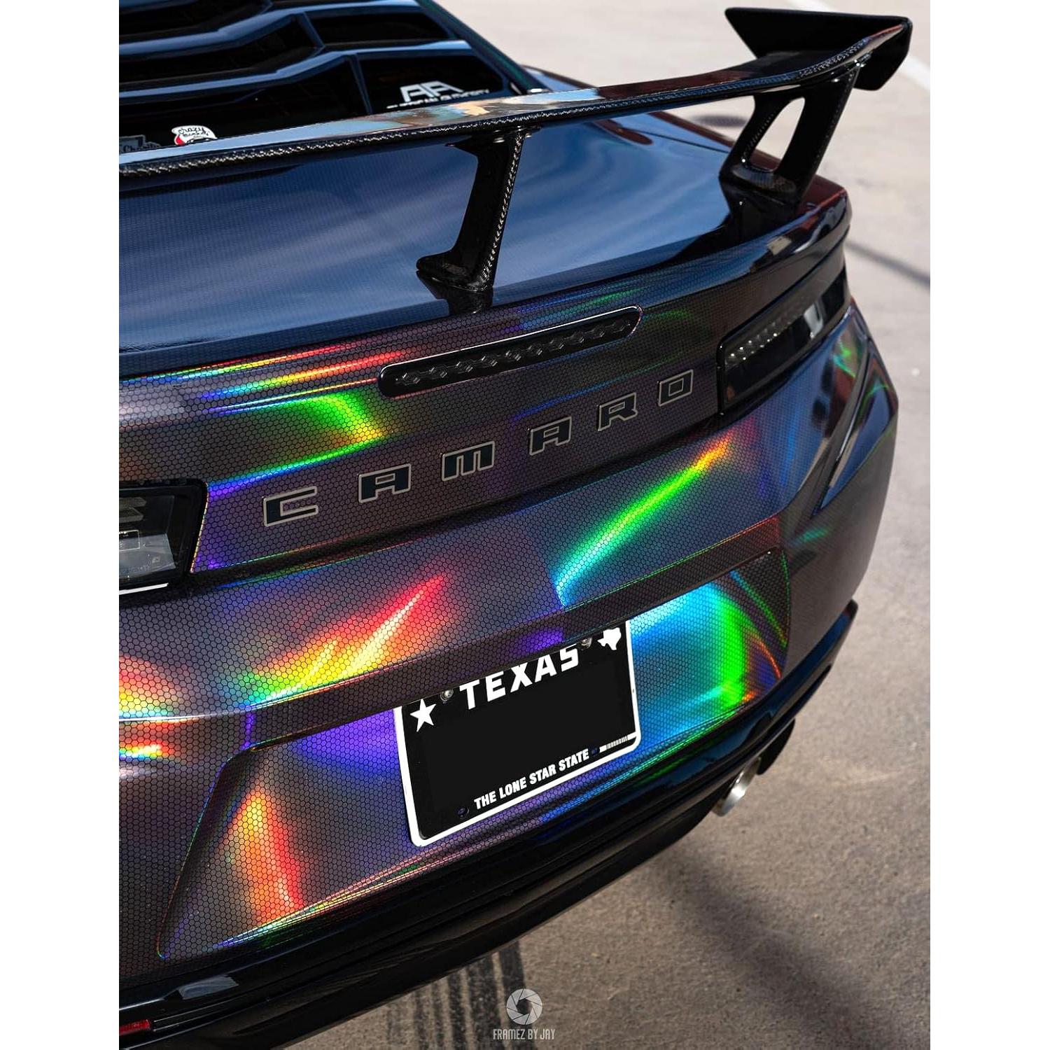 Vinilo Envoltura VViViD+ Hex Holographic Chrome 0.30m x 1.52m