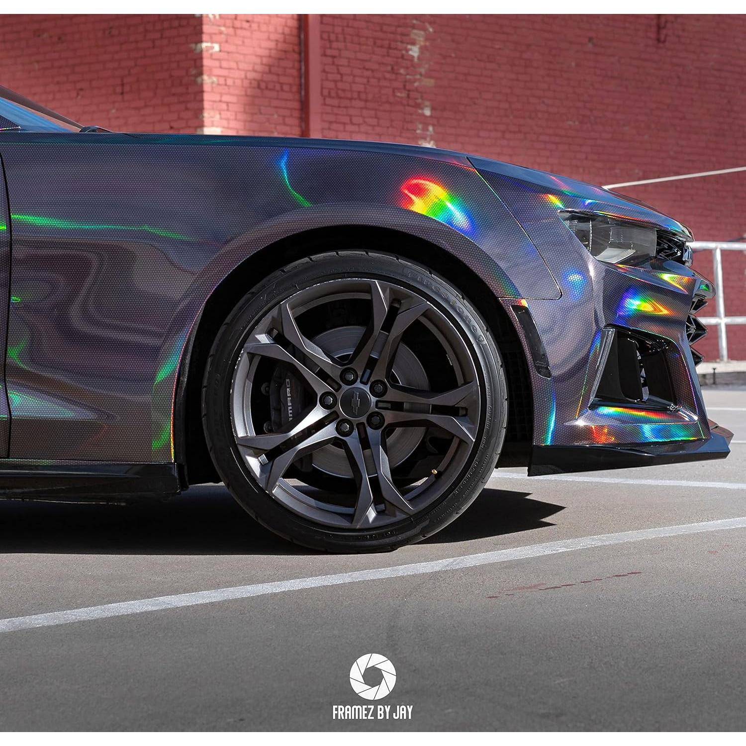 Vinilo Envoltura VViViD+ Hex Holographic Chrome 0.30m x 1.52m