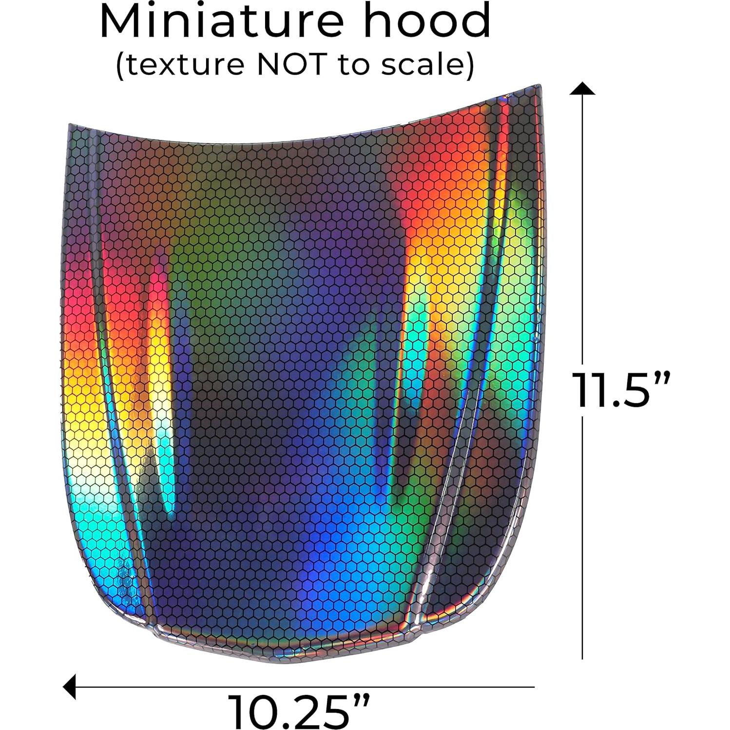 Vinilo Envoltura VViViD+ Hex Holographic Chrome 0.30m x 1.52m