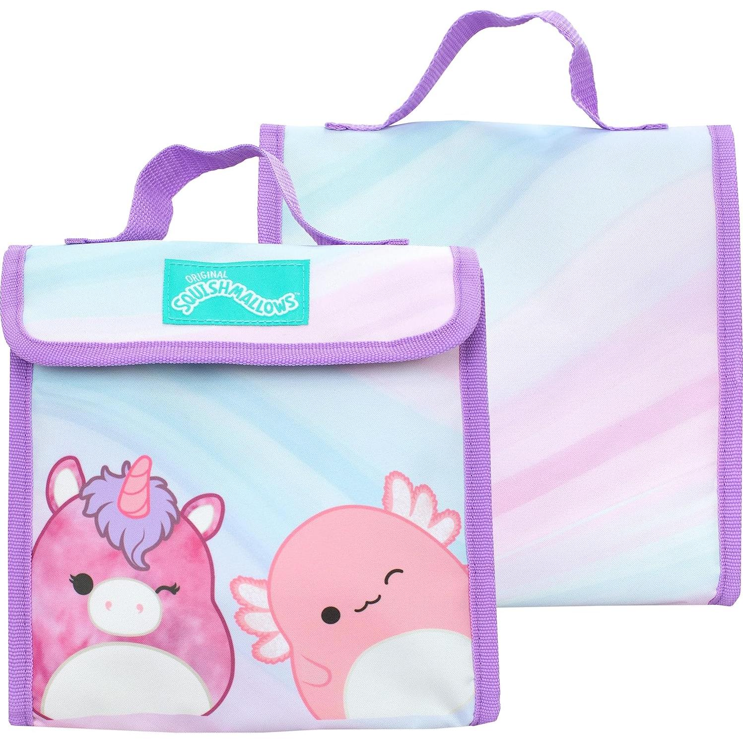 School Bag 4 Piece Set | Kids Backpack And Lunch Bag Set With Pencil Case And Water Bottle | Children's Backpacks | Official Merchandise, NDSM85636