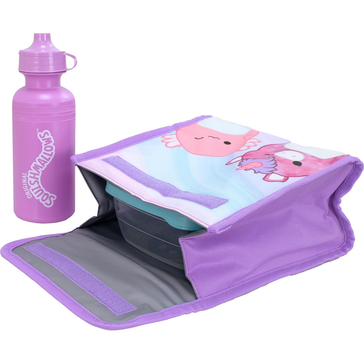 School Bag 4 Piece Set | Kids Backpack And Lunch Bag Set With Pencil Case And Water Bottle | Children's Backpacks | Official Merchandise, NDSM85636