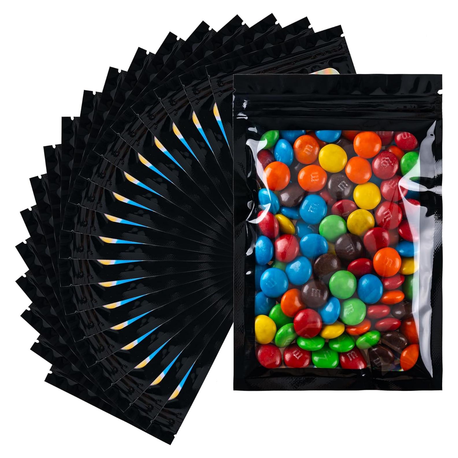 100 Bolsas Holográficas Reutilizables CADONO 7.62x7.87 cm