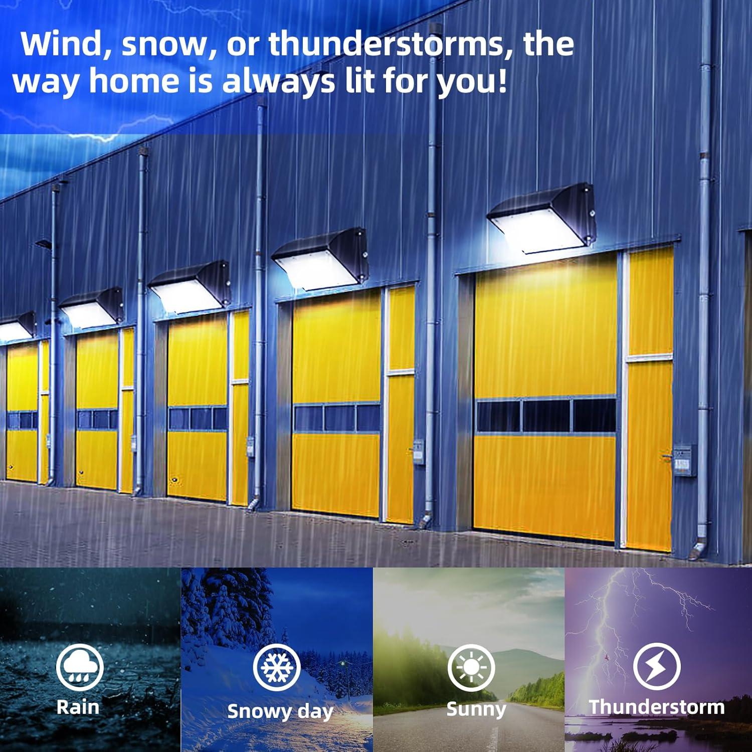 Luz de Pared LED 150W Greensun 18000lm Fotocélula Exterior