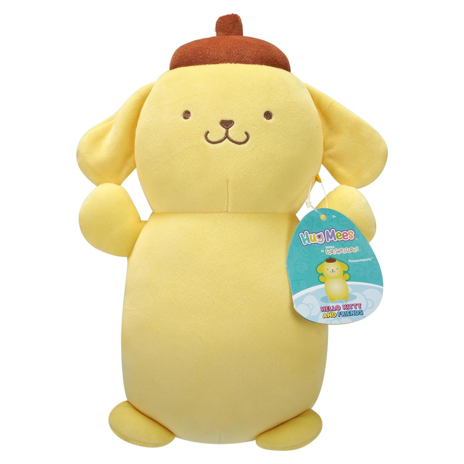 Peluche Squishmallows Pompompurin HugMees 25.4cm Oficial
