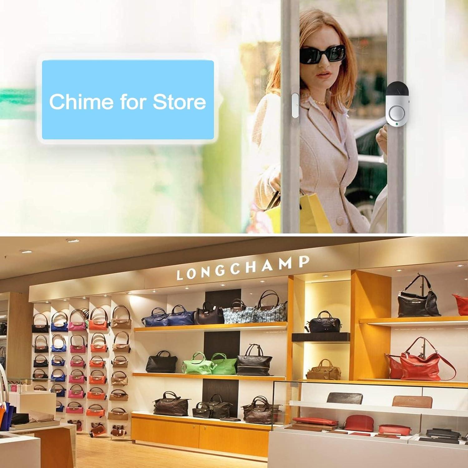 Sensores de Alarma de Ventana y Puerta Rinetiy 120 DB (6 Pcs)