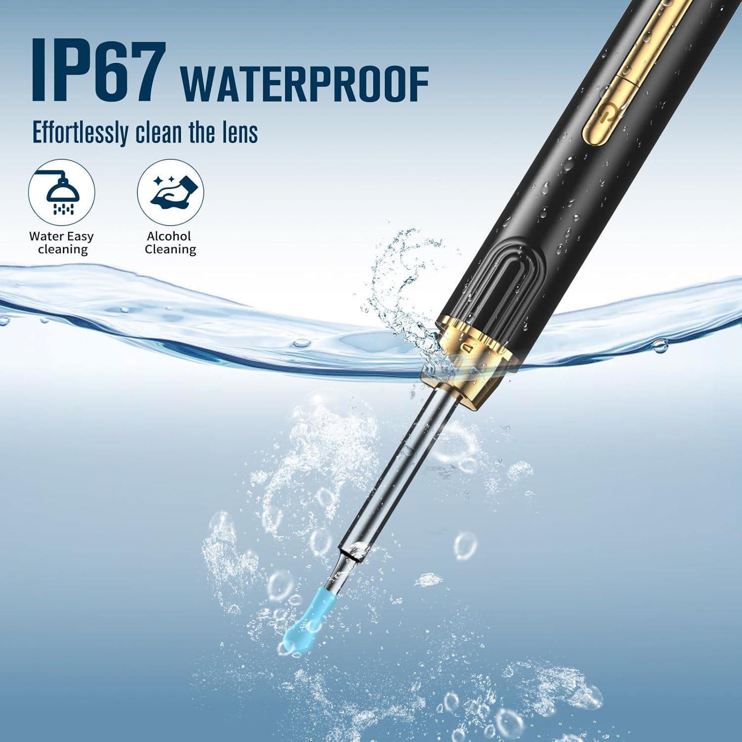 Limpiador de Oídos Kekoy P8 con Cámara HD 1296P y Accesorios