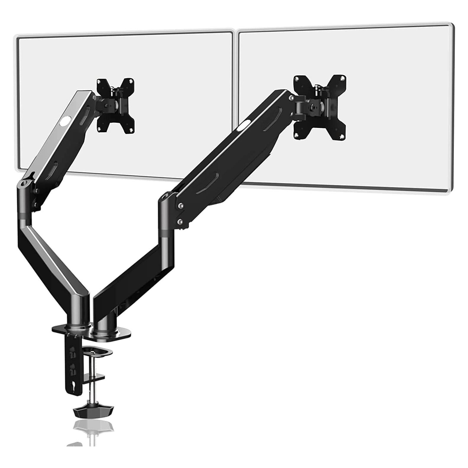 Soporte Doble para Monitor Pholiten MD800 Ajustable 43-68.6cm