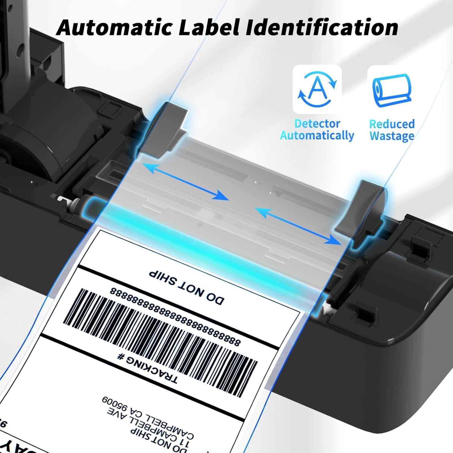 Impresora de Etiquetas Térmicas ASprink 241BT Bluetooth 4x6