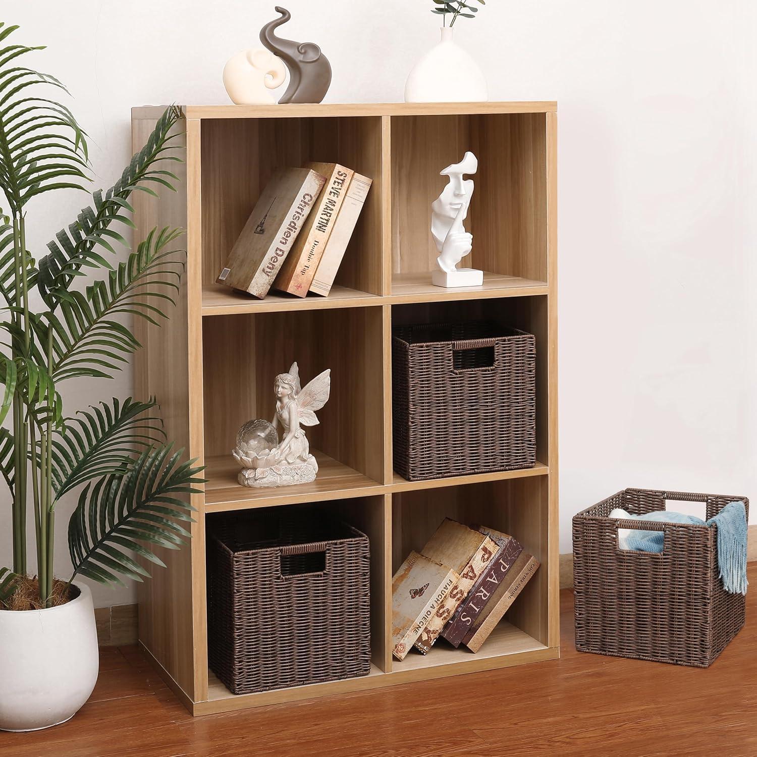 Cesta de Almacenamiento Plegable TAIMEI&G02 Marrón 26.7 cm - Juego de 3