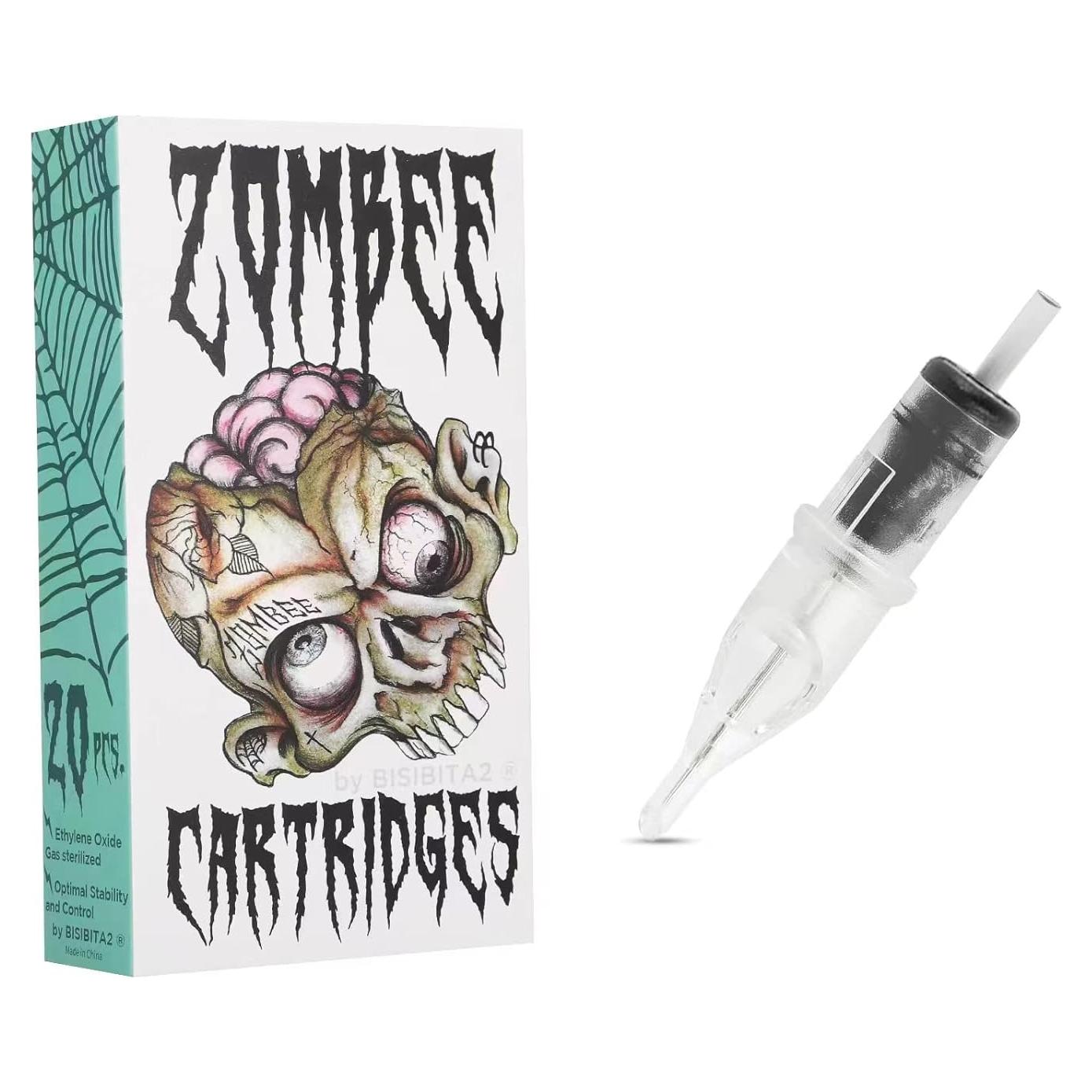 Cartucho de Aguja de Tatuaje Desechable ZOMBEE 20 Piezas 1003RL