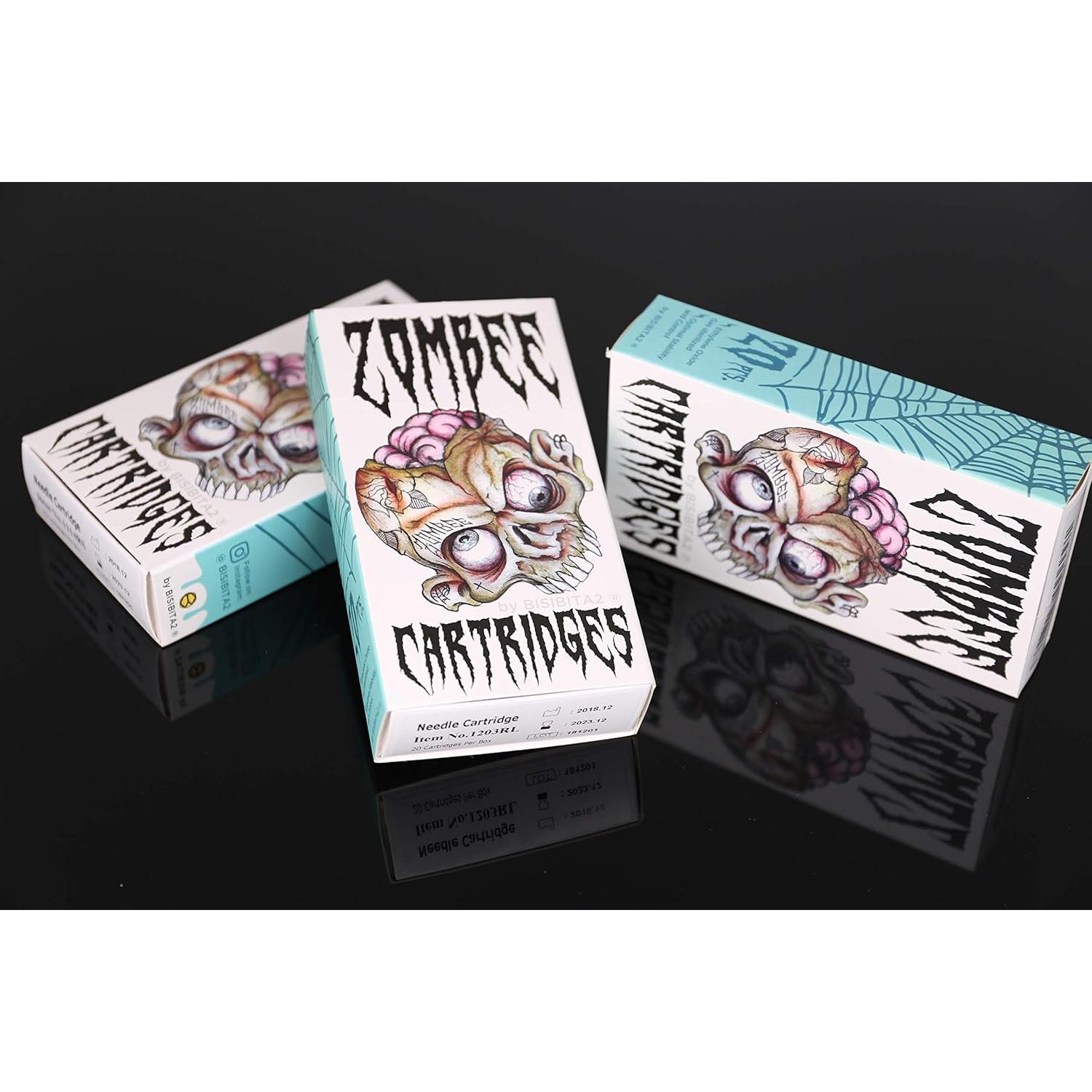 Cartucho de Aguja de Tatuaje Desechable ZOMBEE 20 Piezas 1003RL