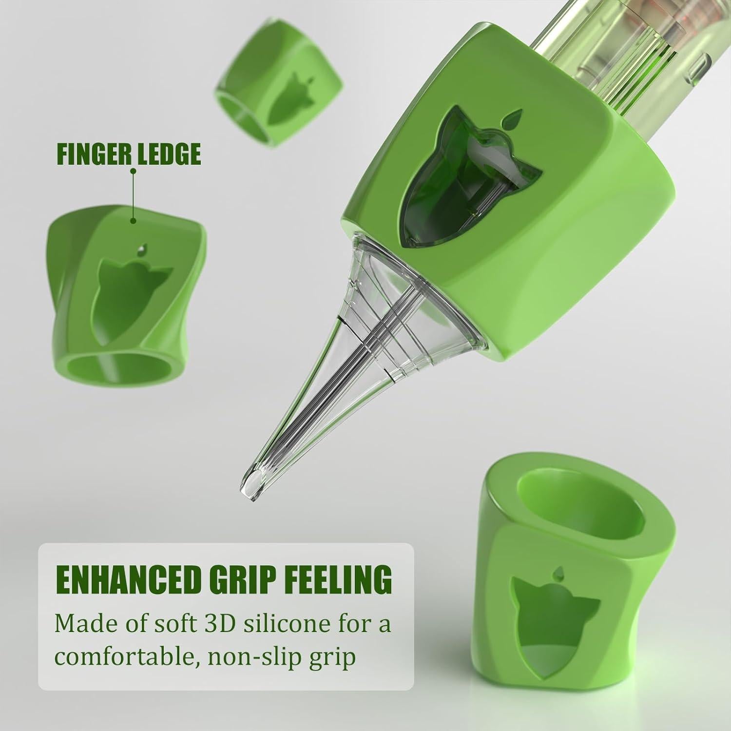 Agujas de Cartucho de Tatuaje Wormhole 20pcs Mezcla 3RL 5RL 7M1 9M1