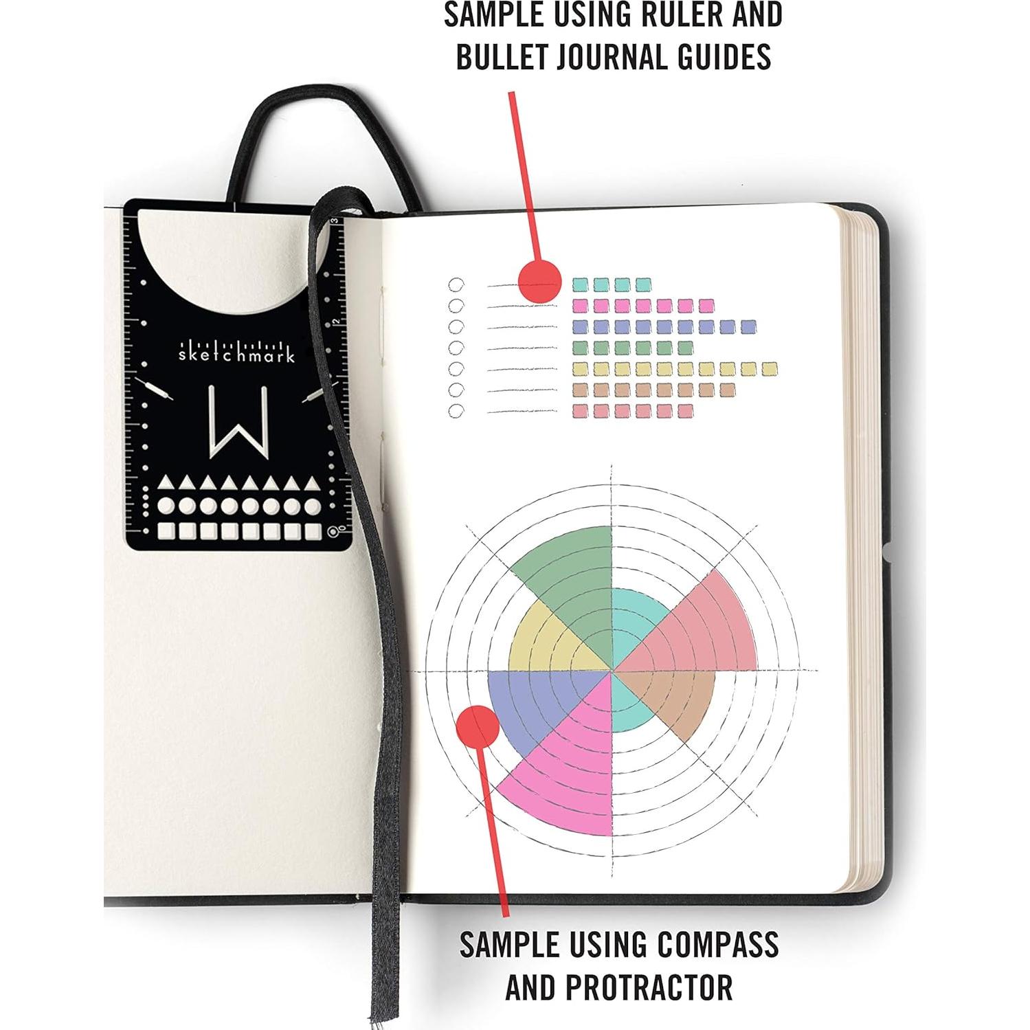 Plantilla de Marcador Sketchmark S1C - Acero Inoxidable, 11 Funciones